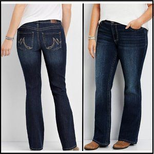 Maurices Plus Size Relaxed Mid Rise Bootcut Jeans
